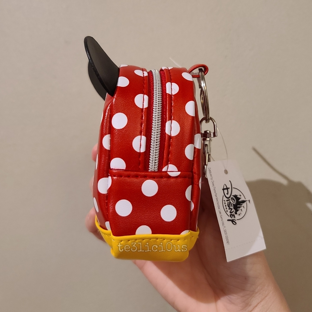 DISNEY PARKS MINNIE MOUSE COIN BACKPACK POUCH - Picture 3 of 7